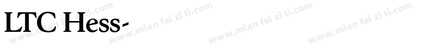 LTC Hess字体转换